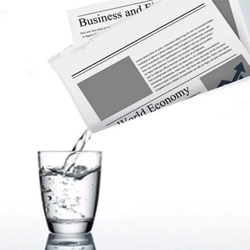 Liquid from Newspaper Gimmick for Appearing, Disappearing, Vanishing Magic Trick