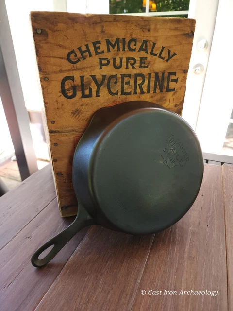 Wagner #8 Cast Iron Skillet With Stylized Logo Restored