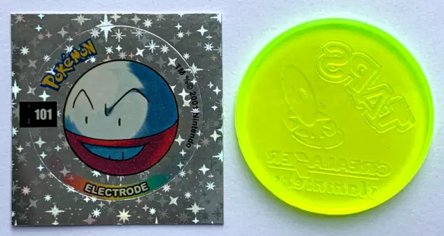 TAZO POKEMON EC1 #070 WEEPINBELL 2023 Kanto PERU South America Pogs Flips  Taps