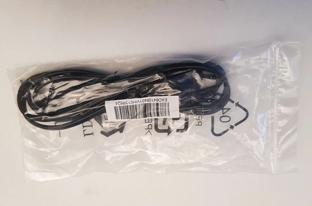 Cordon D'alimentation TV LG – Modèle 49UK6200PLA – Réf EAD64108401 – Neuf