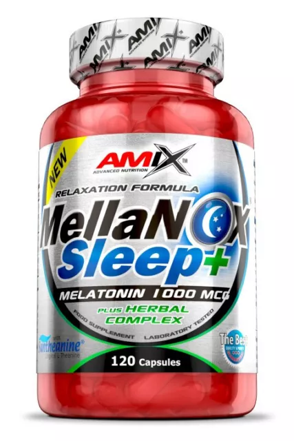 MellaNOX® Sleep+ Relaxation Formula Herbal Complex AMIX 120caps MEGA SALE