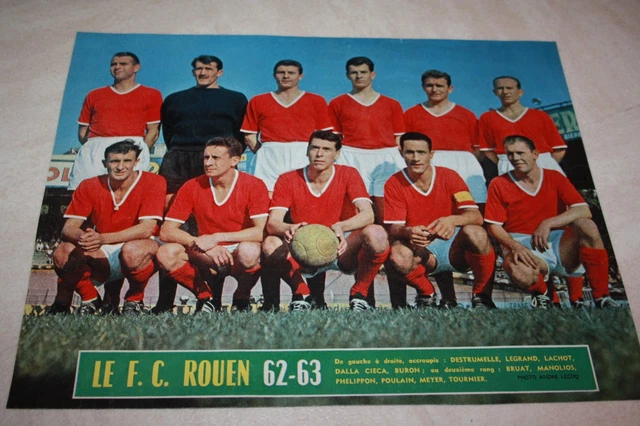 PAGE POSTER )) équipe AC AJACCIO & FC METZ 1971/72 EUR 5,50 - FR