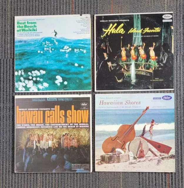 Webley Edwards   Hawaii    LPs (4)