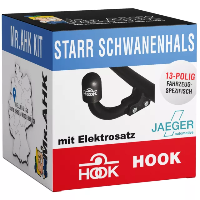 Für Fiat Scudo 07-16 Hook Anhängerkupplung starr +13polig spezifisch