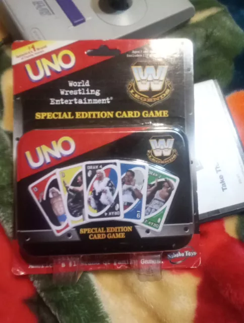 Sababa Toys – NEW Vintage WWE Edition of UNO – RARE Special Edition Card Game
