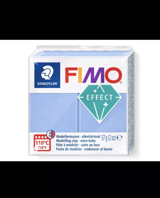 FIMO SOFT POLYMER MODELLING OVEN BAKE CLAY 57g Agate Blue