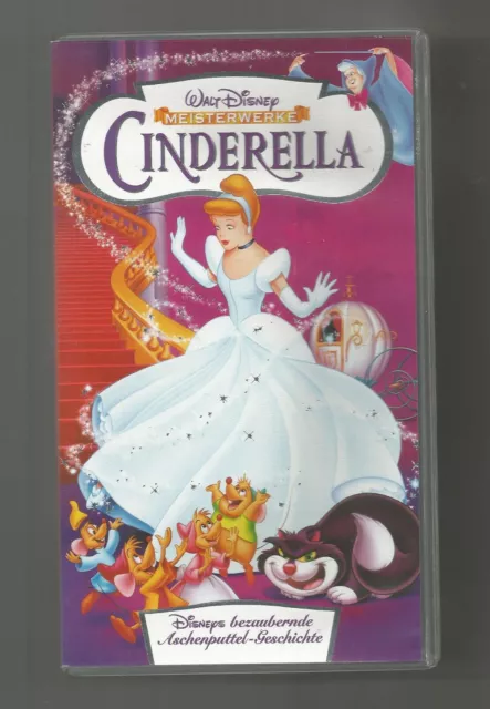 Cinderella - Walt Disney Meisterwerk - VHS Cassette - Aschenputtel
