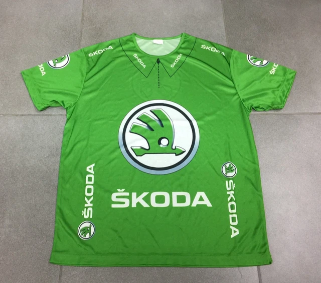 Maillot Cyclisme Vintage Descente CSC UCI Skoda - Taille S - Occasion Multicolore