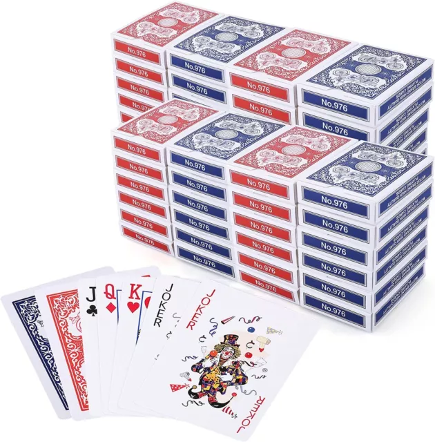 Playing Cards Bulk 144 Decks of Cards Poker Size Standard Index for Casino Grade