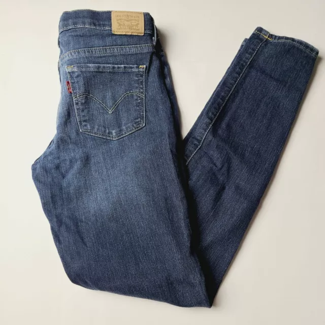 Levis 710 Super Skinny Jeans Size 14 Regular Girls Denim Pants