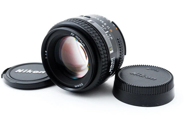 Nikon Af Nikkor 50mm F/1.4 Standard Prime Objectif Fait au Japon Testé #1105884