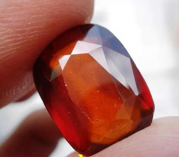 LAB CERT 12.6 Ct NATURAL HESSONITE GARNET 14Rt CEYLON PREMIUM GOMEDH GEM 4 RAHU