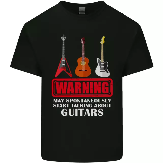 May Start Talking About Guitars Guitarist Kids T-Shirt Childrens