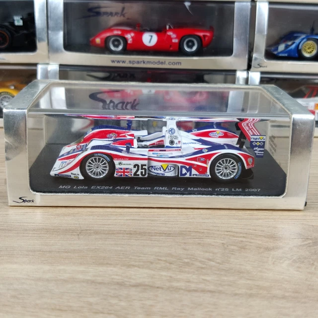1/43 Spark Models S0246 MG Lola EX264-AER 2007 Le Mans #25 Erdos/Newton