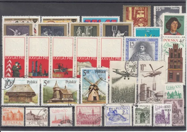 Lot Stamps Briefmarken Polen Poland o (227)