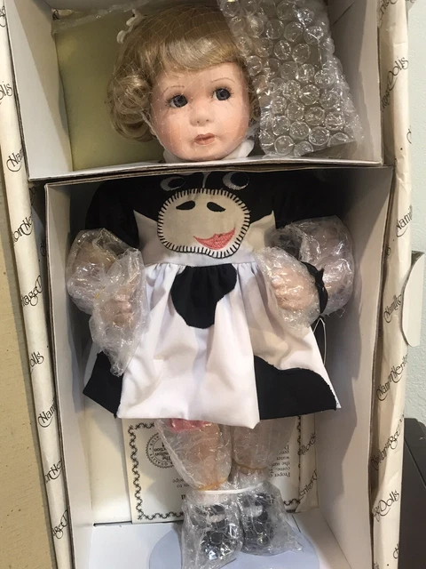 The Hamilton Collection Heritage Dolls Porcelain Doll Becky  14" with Box