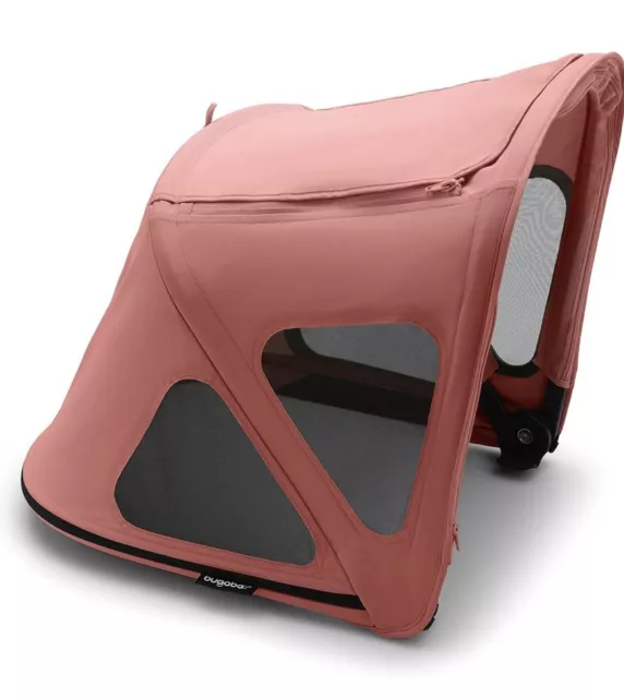 Bugaboo Donkey Breezy Sun Canopy SUNRISE RED Stroller Accessory OPEN BOX