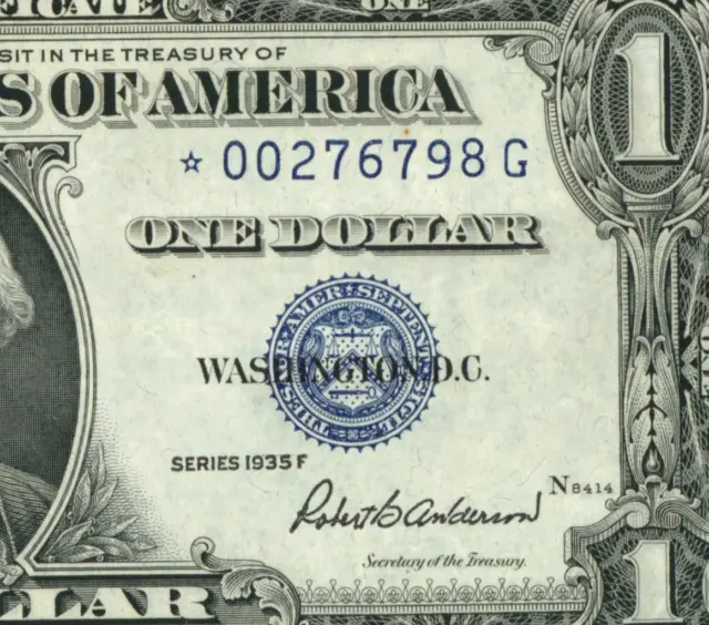 **STAR** $1 1935 F Silver Certificate ** DAILY CURRENCY AUCTIONS FREE RETURN