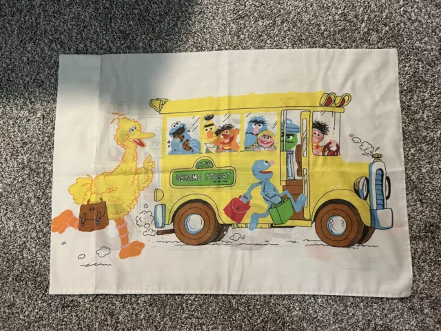 Funda de almohada vintage Sesame Street Big Bird tamaño estándar