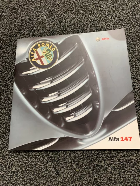 2000-01 ALFA ROMEO 147 Sales Brochure - 1.6 & 2.0 Twin Spark 16V - UK Market