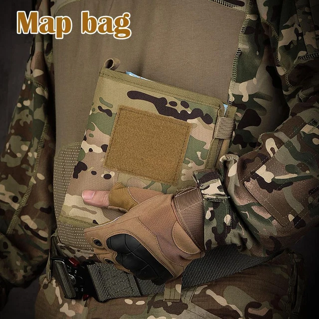 Borsa Tattica MOLLE SINAIRSOFT In Nylon Mimetico – Ideale Per Escursionismo, Campeggio E Airsoft (multicolore)