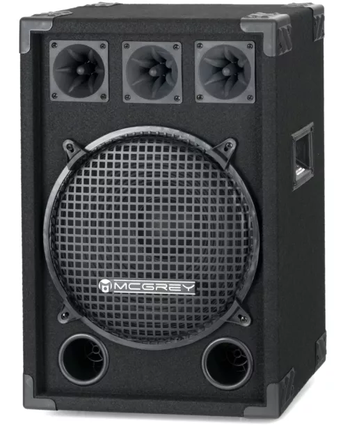 Enceinte Passive DJ PA Sono Haut-Parleur Subwoofer 12'' (30cm) Chassis Bois 600W