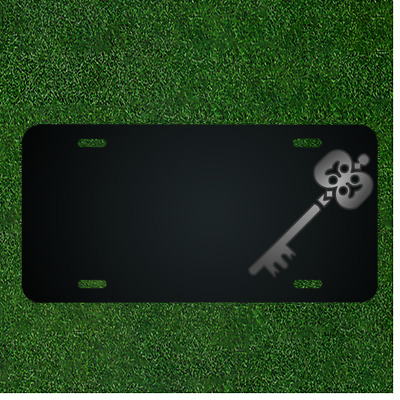 Custom Personalized License Plate With Add Names To Skeleton Key Key Old Lock