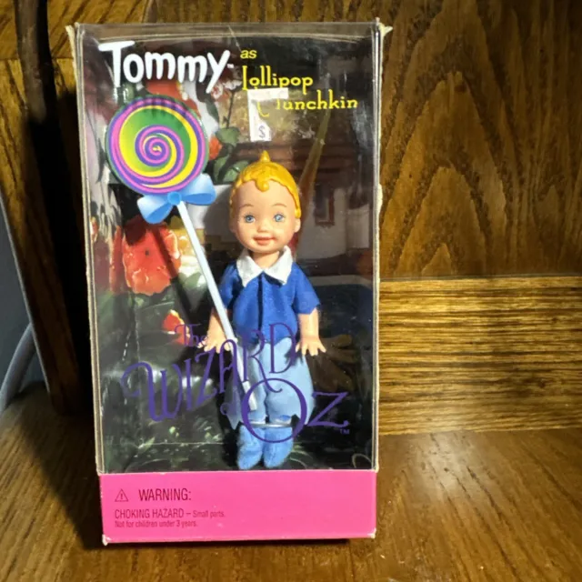 1999 MATTEL Barbie Kelly TOMMY Doll as LOLLIPOP MUNCHKIN The WIZARD of OZ NRFB