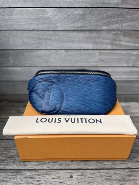 LOUIS VUITTON Louis Vuitton Epi Bum Bag LV Circle Black M55131