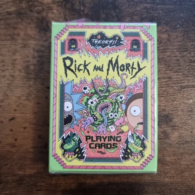Rick and Morty Playing Cards New & Sealed Theory 11 USPCC Deck Theory11