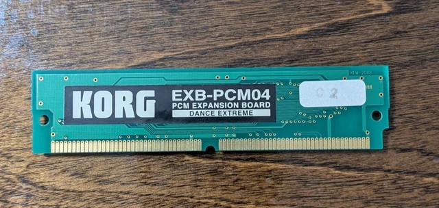 KORG EXB-PCM04 DANCE EXTREME PCM Expansion Board Tested Parts