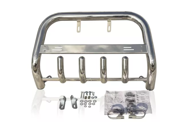 Bull Bar Abar To Fit Mitsubishi Pajero 05-15 Stainless Front Bumper - Detachable