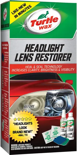 Headlight Lens Restorer Kit Professional Grade Headlamp Restoration Solution