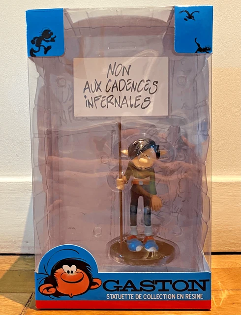 GASTON LAGAFFE Pancarte Non Aux Cadences Infernales Collectoys gaston-lagaffe-pancarte-non-aux-cadences-infernales-collectoys