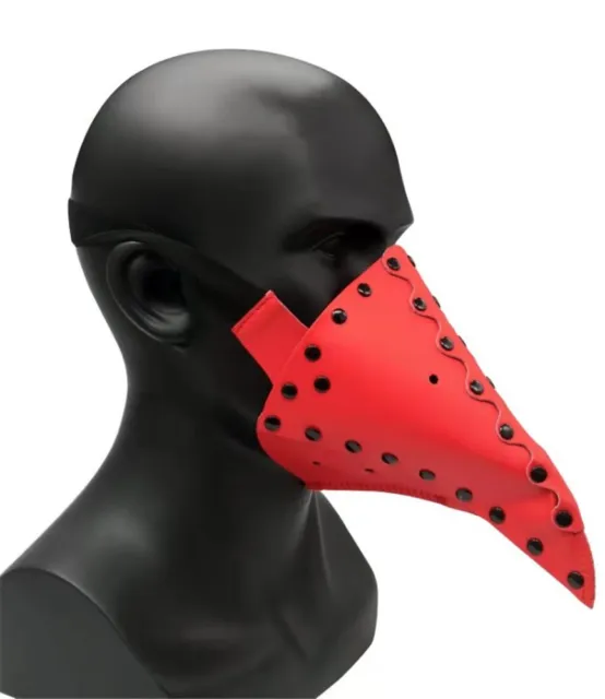 Half blushedHalloween masquerade dance Steam Plagu Doctor Long nosed Bird's beak