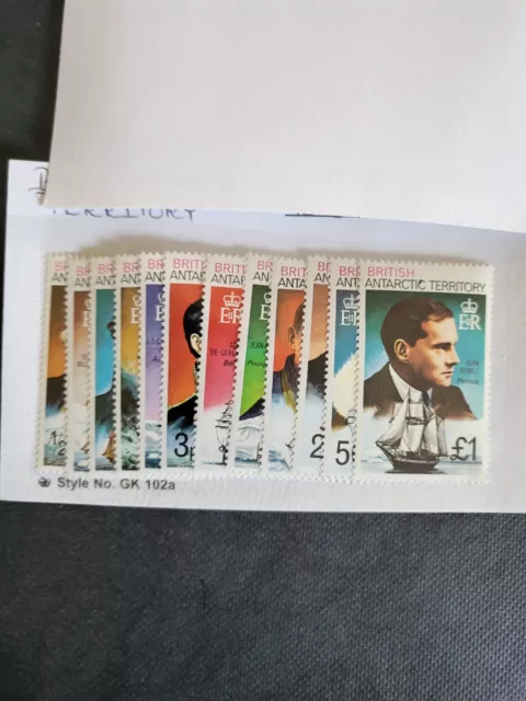Stamps British Antarctic Territory Scott #49-59 never hinged