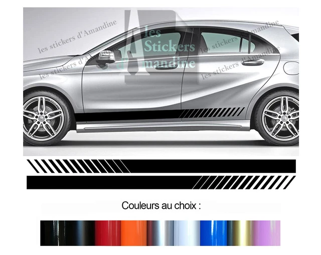 SET BANDES GORDINI POUR RENAULT TWINGO AUTOCOLLANT STICKER AUTO BD559