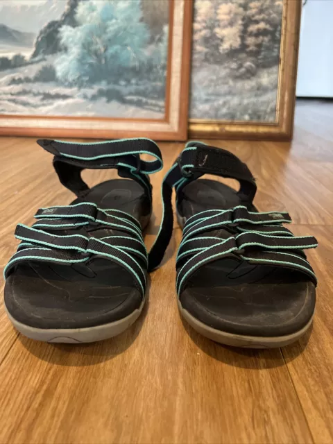 Teva Tirra Hiking Sandals UK 9 Men’s RRP $113 Teal Blue - Great Condition