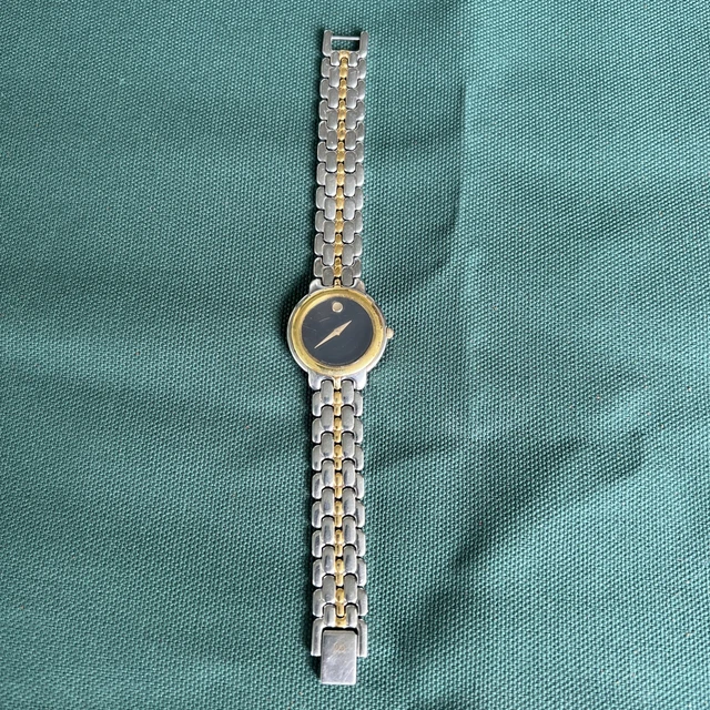 Movado Ladies Two-Tone Bracelet Watch 81-A1-833 Stainless Steel