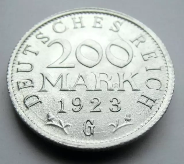 (289) Weimar Republic  -  200 Mark  -  1923 G
