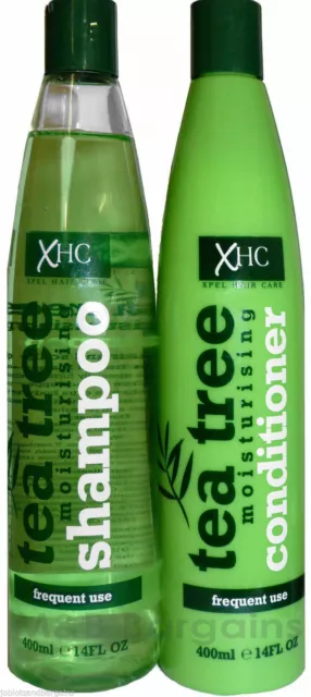 XHC Tea Tree Moisturising Shampoo + Conditioner Set 400ml Xpel Hair Care