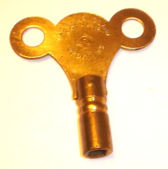 Vintage Popular Progress #16 5.6 mm Brass Chime Mantel Clock Replacement Key