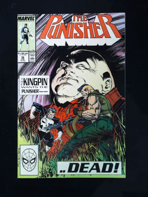 Punisher #16 (2Nd Series) Marvel Comics 1989 Vf+