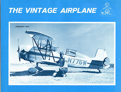The Vintage Airplane Vintage January 1975 Magazine Cirigliano