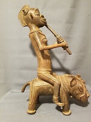 Rare Dogon Flute Player, Mali.