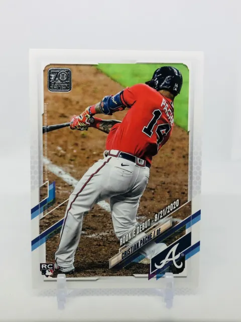 2021 Topps Update Cristian Pache RC #US295 Debut ROOKIE Atlanta Braves