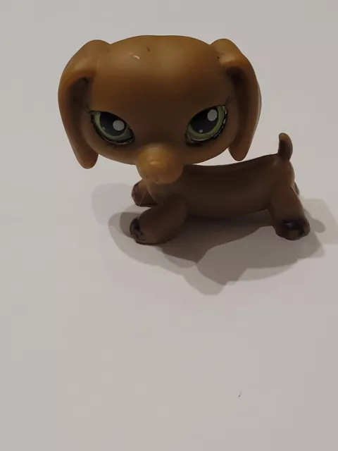 Lps # 139 Littlest Petshop Original Authentic Chien Teckel Dog Dachshund Hasbro