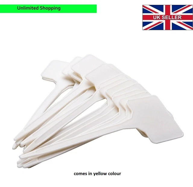 PLANT MARKERS, BLANK Labels Stakes Tags Identifier Soil Border Pot T