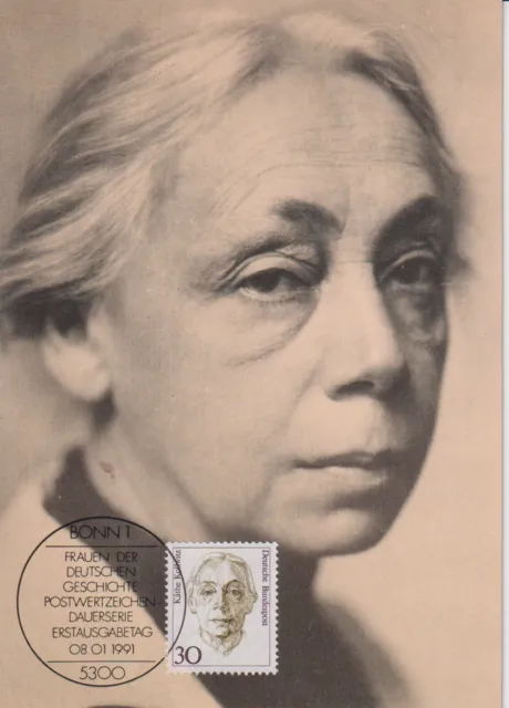 BRD MK FDC MiNr 1488 (1) "Frauen der deutschen Geschichte (XI)" -Käthe Kollwitz-