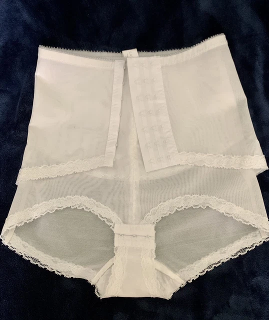 NEW Old Stock Vtg Panty Girdle Shaper Hook And Eye Closures Ultra Sheer